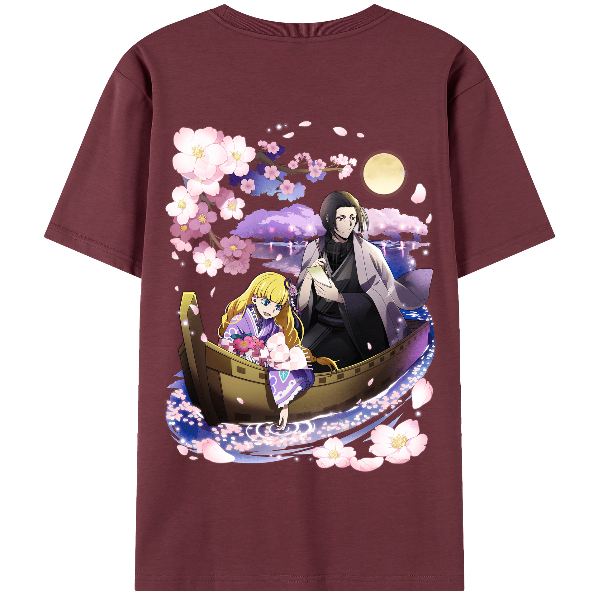 （画像用） 文豪ストレイドッグス Bungo Stray Dogs 綿100％半袖Tシャツ（背面プリント）